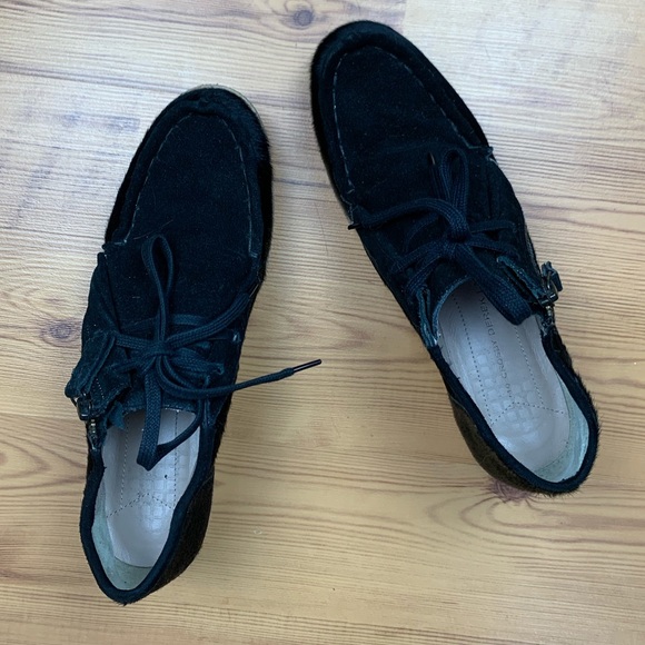 Derek Lam 10 Crosby Black Calf Fur Ezra Boot 7.5 - Picture 2 of 10